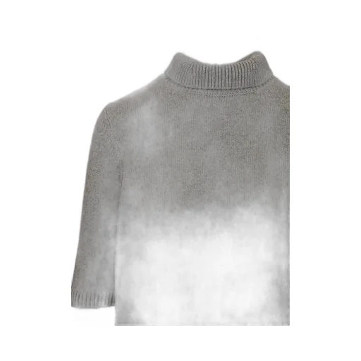 AlaÏA High Neck Ribbed Knit Jumper