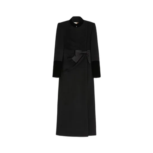 Bow-Detailed Coat