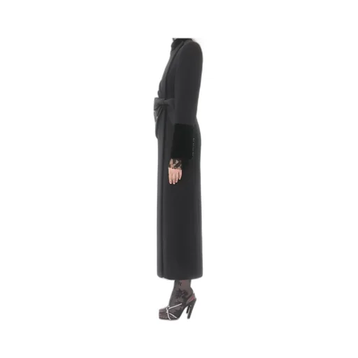 Bow-Detailed Coat