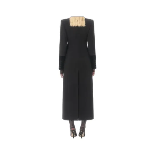 Bow-Detailed Coat