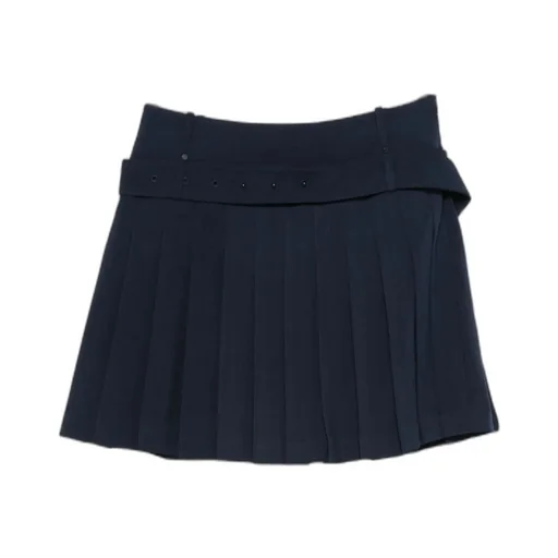 High-Waisted Pleated Skirt