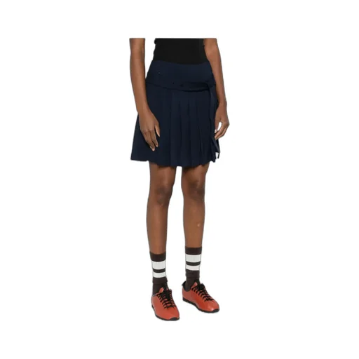 High-Waisted Pleated Skirt