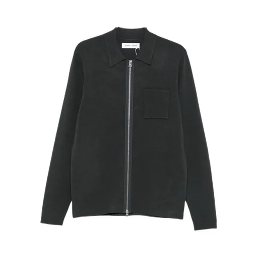 Zippered Long-Sleeved Sweater