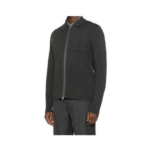 Zippered Long-Sleeved Sweater