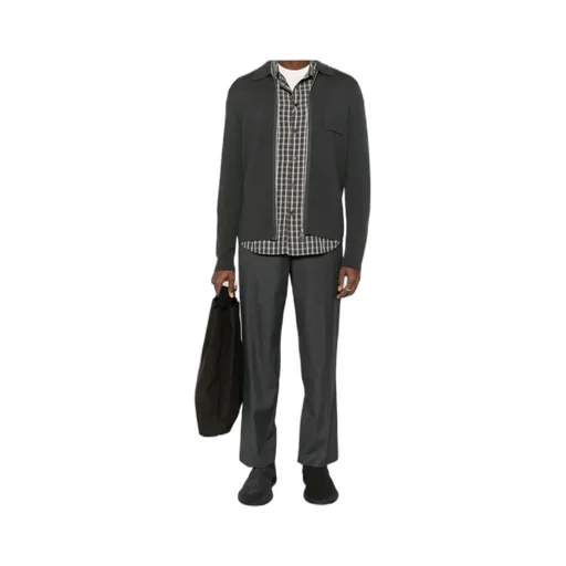 Zippered Long-Sleeved Sweater