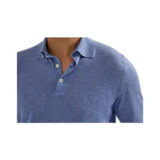 Brunello Cucinelli Long-Sleeved Knitted Polo Shirt