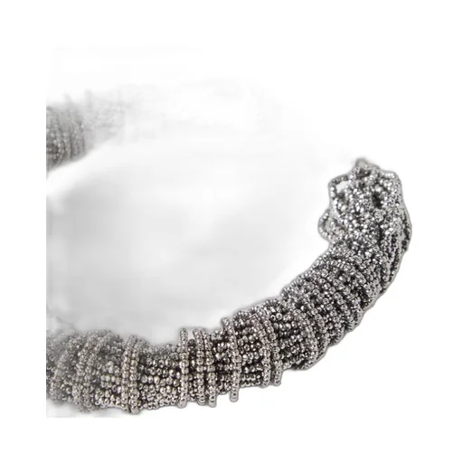 Vetro And Sterling Silver Choker