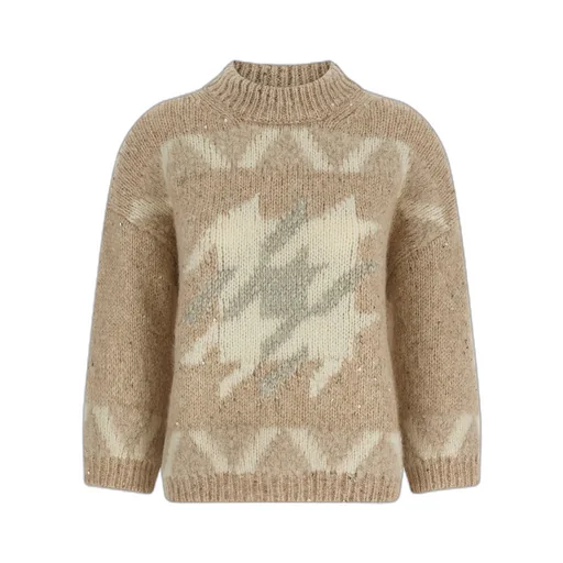 Peserico Punto Luce Embroidered Knitwear