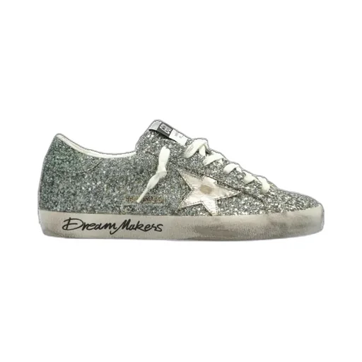 Golden Goose Deluxe Brand Super Star Glittered Sneakers
