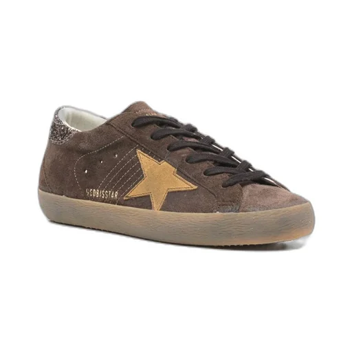 Golden Goose Deluxe Brand Super Star Glittered Sneakers