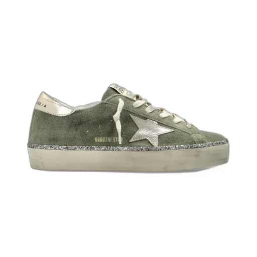 Golden Goose Deluxe Brand Hi Star Glittered Sneakers