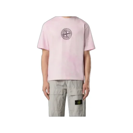 Stone Island Logo Printed Crewneck T-Shirt