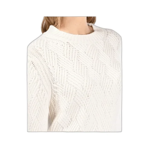 Textured-Knit Crew-Neck Sweater
