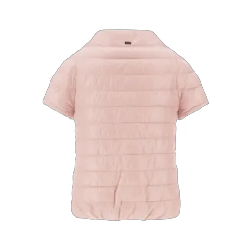 Quilted Short-Sleeved Down Jacket
