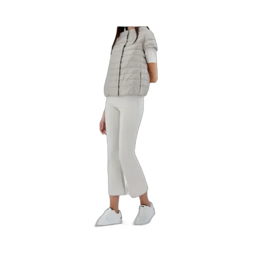 Quilted Short-Sleeved Down Jacket