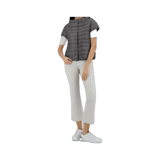 Quilted Short-Sleeved Down Jacket