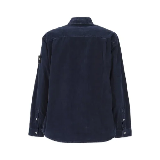 Stone Island Button-Up Long-Sleeved Shirt