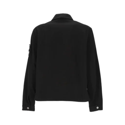Stone Island Button Detailed Denim Jacket