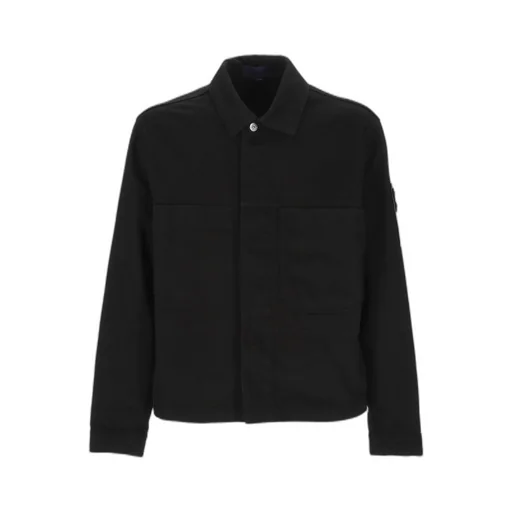 Stone Island Button Detailed Denim Jacket