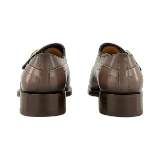 Double-Buckle Monk Shoes