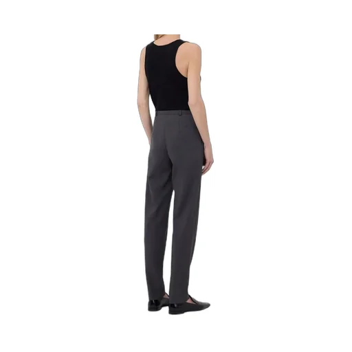 Malka Pleat-Front Fitted Trousers