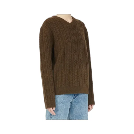 V-Neck Ribbed Sweater