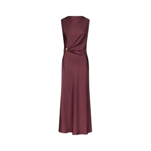 Draped Silk Dress