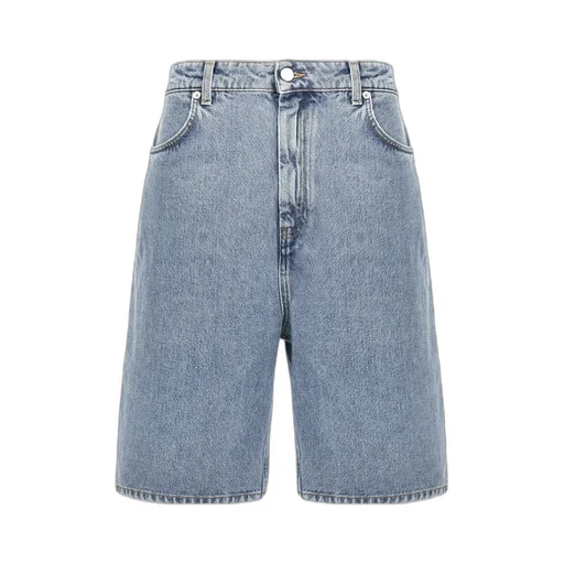 Belt Loop Denim Shorts