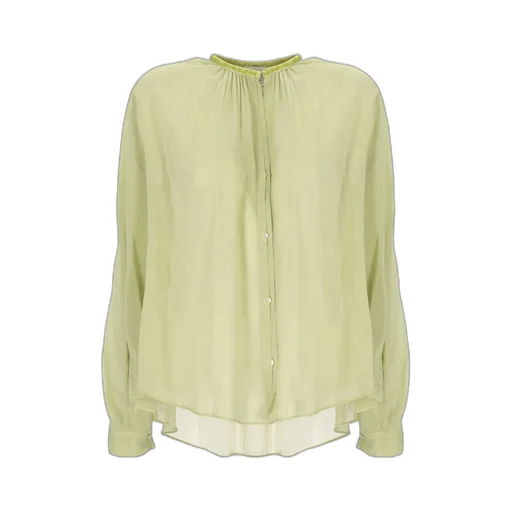 Forte Forte Pleated Button-Up Top