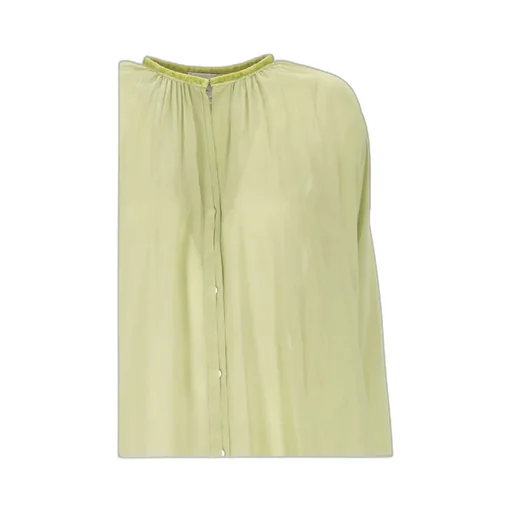 Forte Forte Pleated Button-Up Top