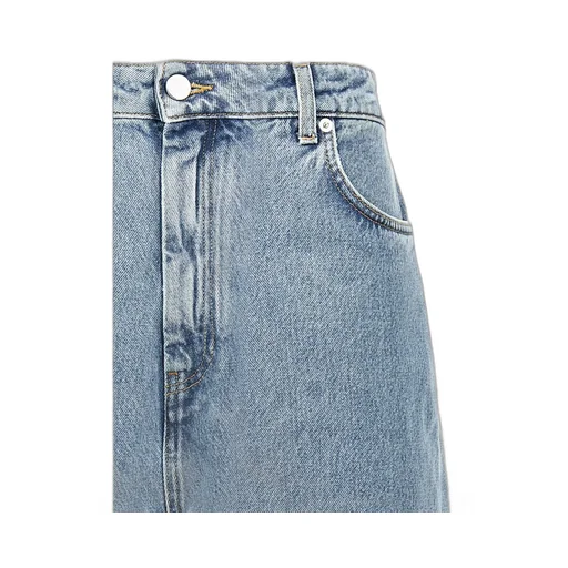 Belt Loop Denim Shorts