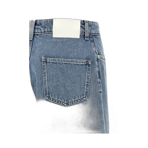 Belt Loop Denim Shorts