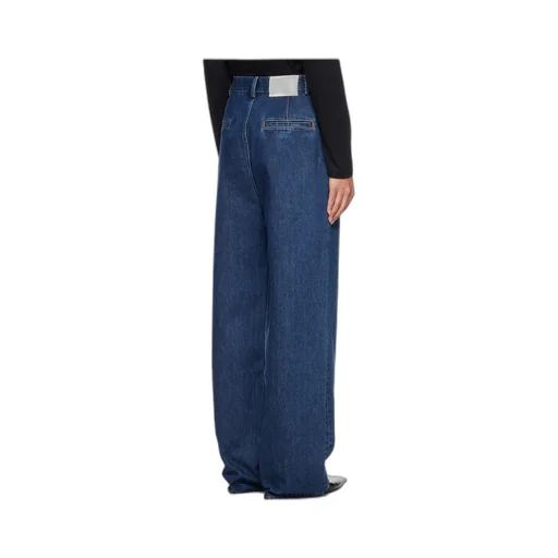 Loulou De Saison Pleated Straight Leg Jeans