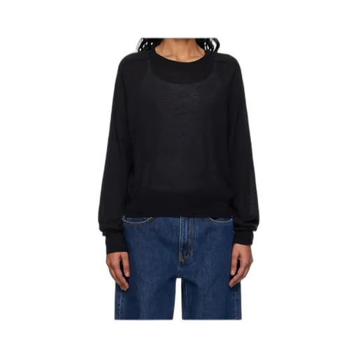 Angus Drop-Shoulder Ribbed Sweater
