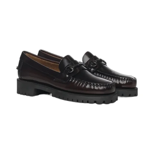 Solid Color Loafers
