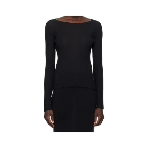 Mabille Ribbed Boat-Neck T-Shirt