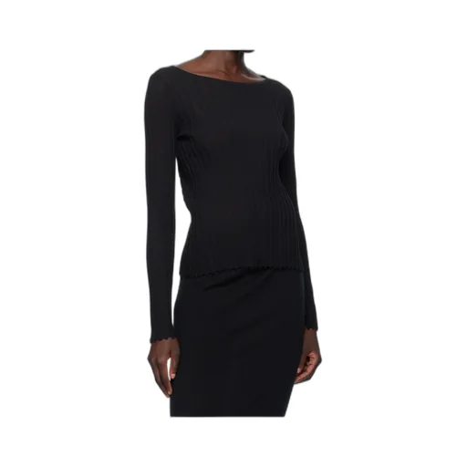 Mabille Ribbed Boat-Neck T-Shirt