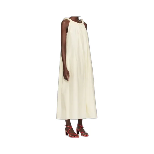Kika Twisted-Detail Gathered Maxi Dress