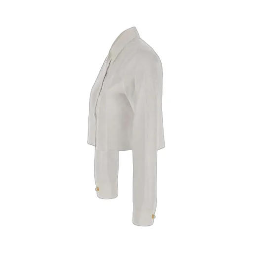 Casablanca Monogram Regular Fit Cropped Shirt
