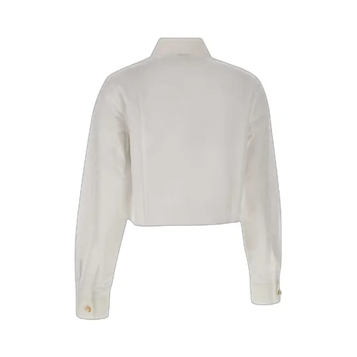 Casablanca Monogram Regular Fit Cropped Shirt