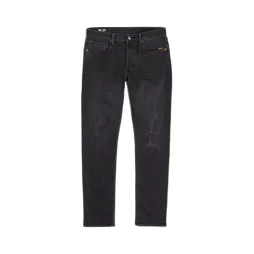 3301 Distressed Five-Pocket Jeans