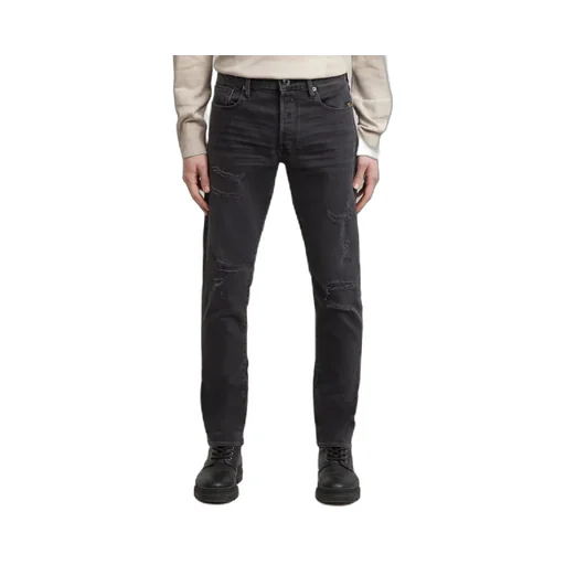 3301 Distressed Five-Pocket Jeans