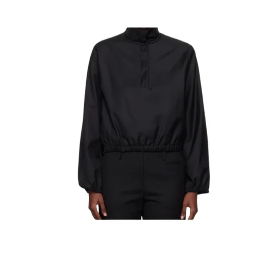 Zyla Stand-Collar Top