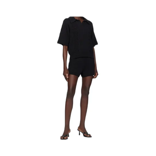 Andel Crochet-Detail Shorts