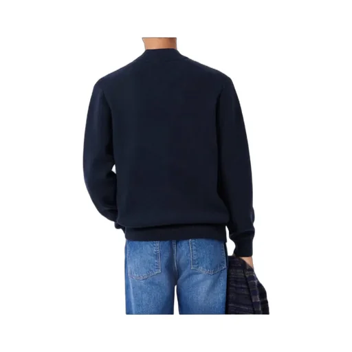 Lacoste Logo Patch Zip-Up Cardigan