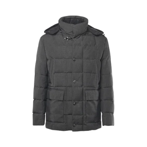Fay Removable Hood Canvas Coat