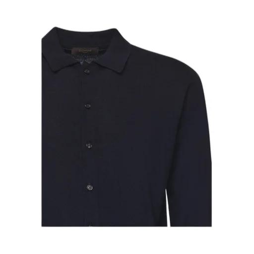 Zanone Virgin Wool Button-Up Shirt