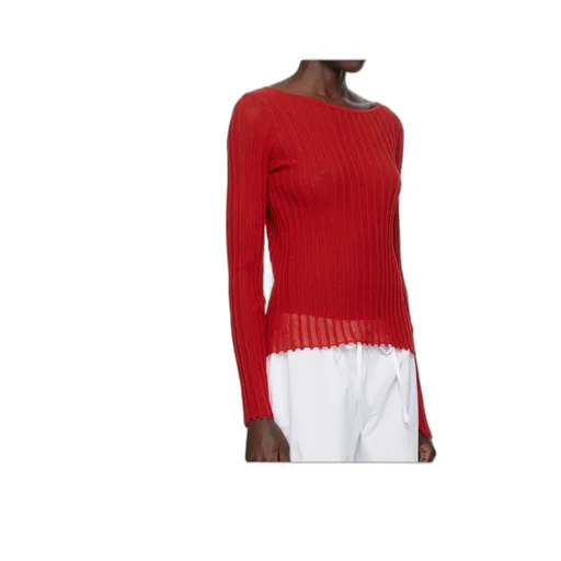 Mabille Ribbed Boat-Neck Top