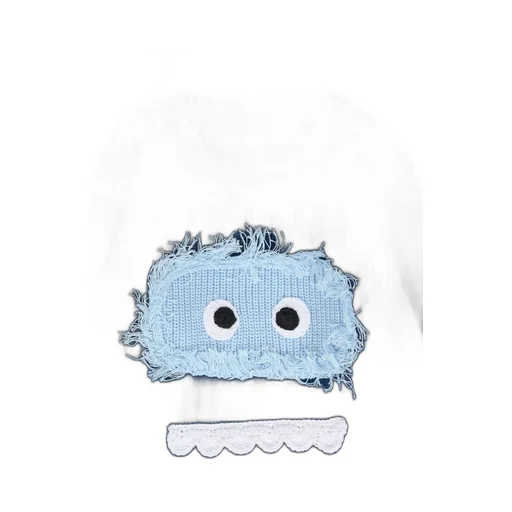 Stella Mccartney Kids Monster Face-Motif Crewneck Jumper