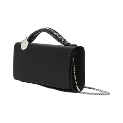 Falabella Braided-Handle Clutch Bag